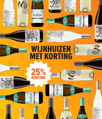 premium wijnhuizen nu extra voordelig. 25% korting.
